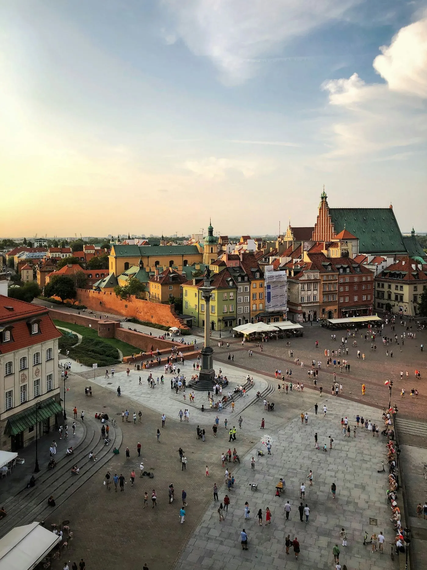 Plac Zamkowy i kolumna Zygmunta w Warszawie